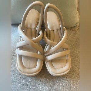 Paloma Barcelo Putty Platform Sandals